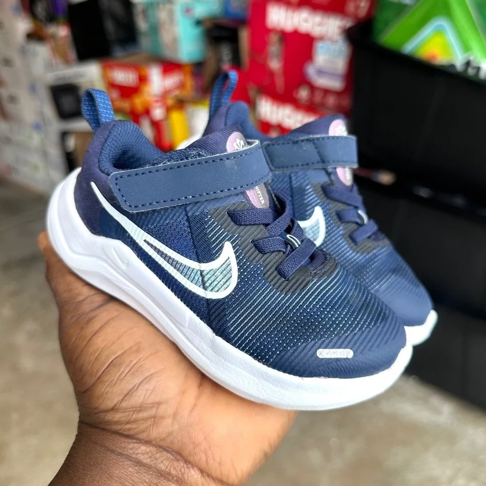 Nike Downshifter 12 Next Nature Toddler Sneakers Size 7 Midnight Navy Blue Shoes